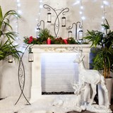 Подсвечник настольный на две свечи 606-03 h=39 см - фото 236723