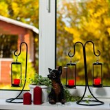 Подсвечник интерьерный на одну свечу металл - фото 236732