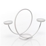 Кованый подсвечник настольный на две свечи 603-02 - фото 236758