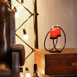 Кованый подсвечник настольный на две свечи 603-02 - фото 236763