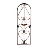 Подсвечник настенный металлический для одной свечи 605-08 - фото 236774