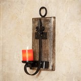 Подсвечник настенный деревянный на одну свечу 606-07 - фото 236800