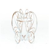 Подставка на подоконник Бабочка 95-034 белый с золотом d=15 см - фото 236827