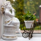 Цветочница для подоконника на 1 кашпо с цветами  Бабочка 95-035 d=10см - фото 236837 Цветочница для подоконника на 1 кашпо с цветами  Бабочка 95-035 d=10см - фото 236837