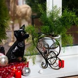 Цветочница для подоконника на 1 кашпо с цветами  Бабочка 95-035 d=10см - фото 236840 Цветочница для подоконника на 1 кашпо с цветами  Бабочка 95-035 d=10см - фото 236840