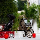 Цветочница для подоконника на 1 кашпо с цветами  Бабочка 95-035 d=10см - фото 236841 Цветочница для подоконника на 1 кашпо с цветами  Бабочка 95-035 d=10см - фото 236841