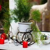 Подставка на подоконник для 1 кашпо  95-037 d=10см - фото 236865