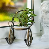 Подставка на подоконник для 1 кашпо  95-037 d=10см - фото 236867