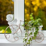 Подставка для цветов на подоконник Велосипед 95-040 d=15см - фото 236873