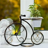 Подставка для цветов на подоконник Велосипед 95-041 d=10см - фото 236883