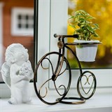 Подставка для цветов на подоконник Велосипед 95-041 d=10см - фото 236884