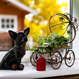 Цветочница на подоконник Карета 51-308 металлическая - фото 236902