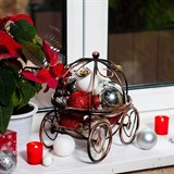 Цветочница на подоконник Карета 51-308 металлическая - фото 236905