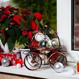 Цветочница на подоконник Карета 51-308 металлическая - фото 236907