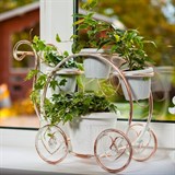 Подставка для цветов на подоконник Карета 51-312 металл d=10см - фото 236936