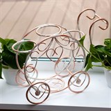 Подставка для цветов на подоконник Карета 51-312 металл d=10см - фото 236937