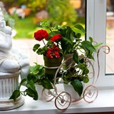 Подставка для цветов на подоконник Карета 51-312 металл d=10см - фото 236938