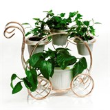 Подставка для цветов на подоконник Карета 51-312 металл d=10см - фото 236939