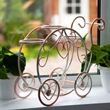 Подставка для цветов на подоконник Карета 51-312 металл d=10см - фото 236947