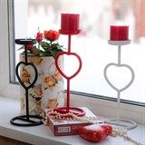 Подсвечник из металла для одной свечи высота 26 см - фото 236981