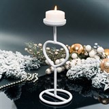 Подсвечник из металла для одной свечи высота 26 см - фото 236988