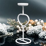 Подсвечник из металла для одной свечи высота 26 см - фото 236989