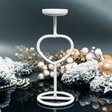 Подсвечник из металла для одной свечи высота 26 см - фото 236990