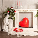 Подсвечник из металла для одной свечи высота 26 см - фото 236993