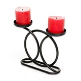 Подсвечник на две свечи  607-13 h=17 см - фото 237015