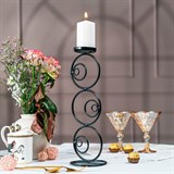 Подсвечник интерьерный для одной свечи 607-15 высота 36 см - фото 237021