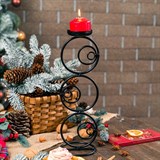 Подсвечник интерьерный для одной свечи 607-15 высота 36 см - фото 237024