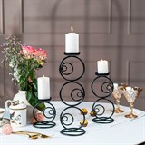 Подсвечник интерьерный для одной свечи 607-15 высота 36 см - фото 237025