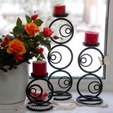 Подсвечник интерьерный для одной свечи 607-15 высота 36 см - фото 237031