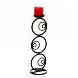 Подсвечник интерьерный для одной свечи 607-15 высота 36 см - фото 237035