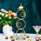 Подсвечник интерьерный для одной свечи 607-15 высота 36 см - фото 237037