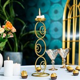 Подсвечник интерьерный для одной свечи 607-15 высота 36 см - фото 237039