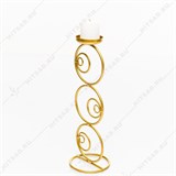 Подсвечник интерьерный для одной свечи 607-15 высота 36 см - фото 237043