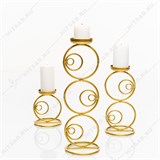 Подсвечник интерьерный для одной свечи 607-15 высота 36 см - фото 237045