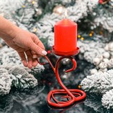 Подсвечник на одну свечу 607-19 металл - фото 237052 Подсвечник на одну свечу 607-19 металл - фото 237052