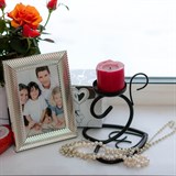 Подсвечник металлический на одну свечу - фото 237062