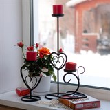 Подсвечник металлический на одну свечу - фото 237070