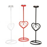 Подсвечник металлический  для одной свечи высота 46 см - фото 237072