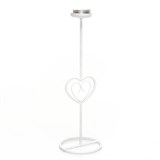 Подсвечник металлический  для одной свечи высота 46 см - фото 237075