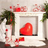 Подсвечник металлический  для одной свечи высота 46 см - фото 237086