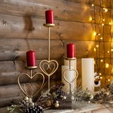 Подсвечник металлический  для одной свечи высота 46 см - фото 237090