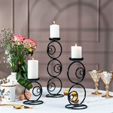 Подсвечник на одну свечу 607-16 высота 25см - фото 237099