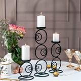 Подсвечник на одну свечу 607-16 высота 25см - фото 237100