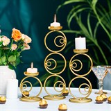 Подсвечник на одну свечу 607-16 высота 25см - фото 237103