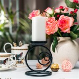 Подсвечник на одну свечу 607-17 металлический h=14 см - фото 237111