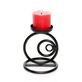 Подсвечник на одну свечу 607-17 металлический h=14 см - фото 237123